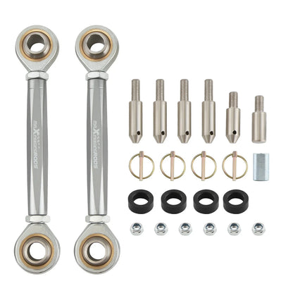 Front Sway Bar Links Disconnect for Jeep Wrangler JK JKU 2007–2021 (2.5–6" Lift)