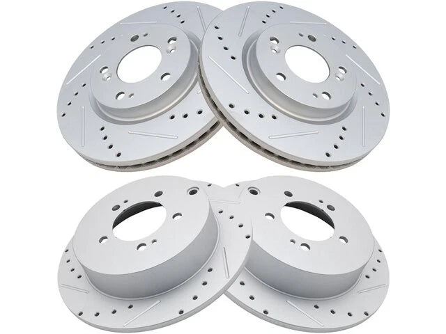 Set of 4 Brake Rotors for Mitsubishi Outlander (2007–2013) 51349GFQZ