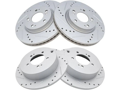 Set of 4 Brake Rotors for Mitsubishi Outlander (2007–2013) 51349GFQZ