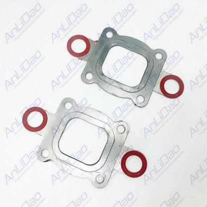 2Pcs Exhaust Manifold Elbow Gasket for MerCruiser V6 V8 (27-864547A02)