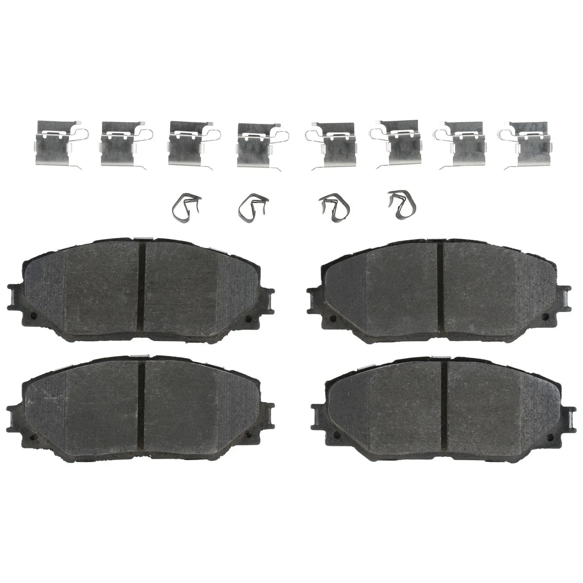 Set of 4 Disc Brake Pads for Toyota Corolla (2009–2019)