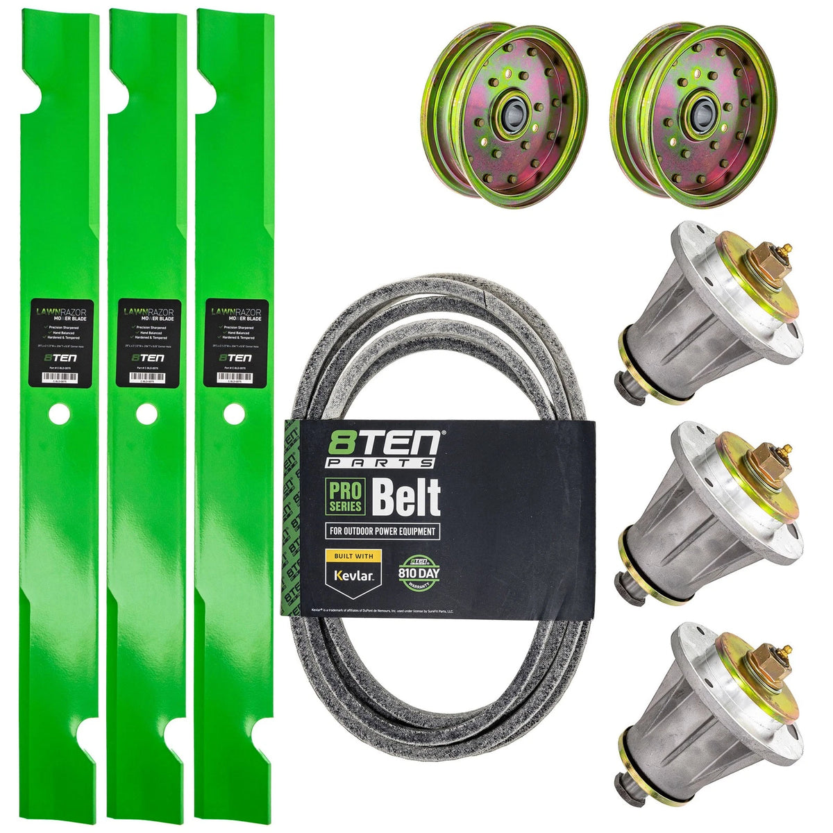 Mower Deck Rebuild Kit for Husqvarna BZ7234DBF (522795901, 539103257, 510057101)