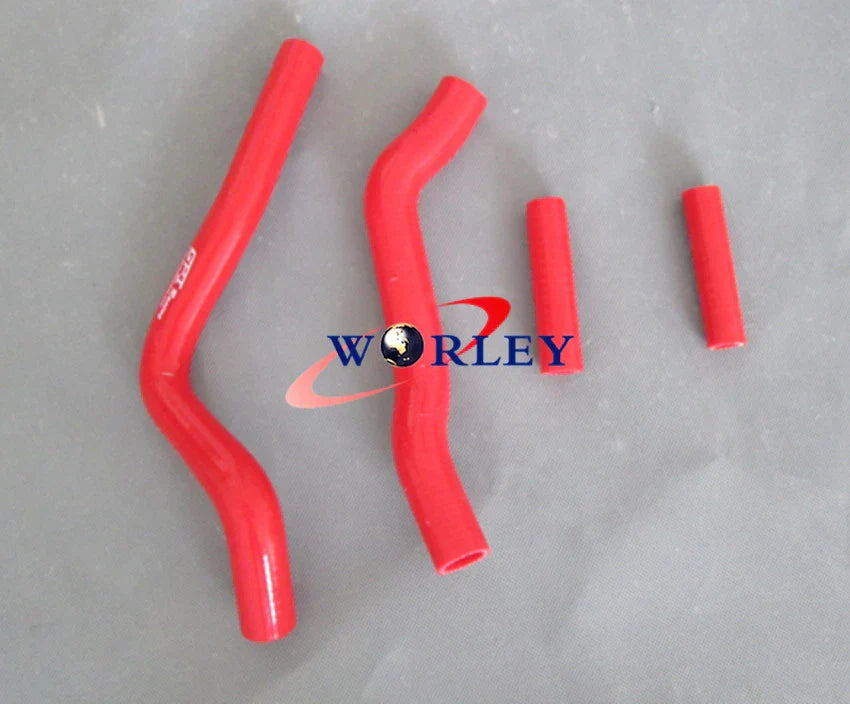 Silicone Radiator Hose Kit for Kawasaki KX 250 2004-2007 - Green