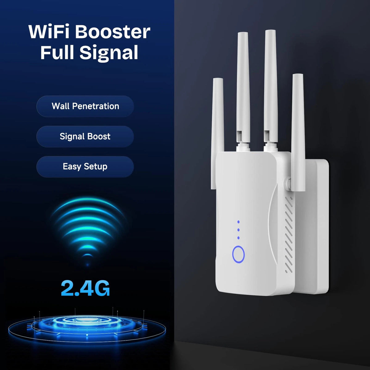 WiFi Extender Signal Booster for White (2026)