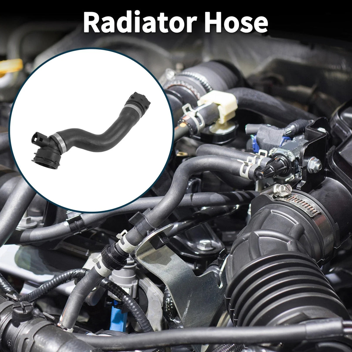 Radiator Hose for BMW 1 Series (2005) No. 17127526391 Rubber Coolant Hose
