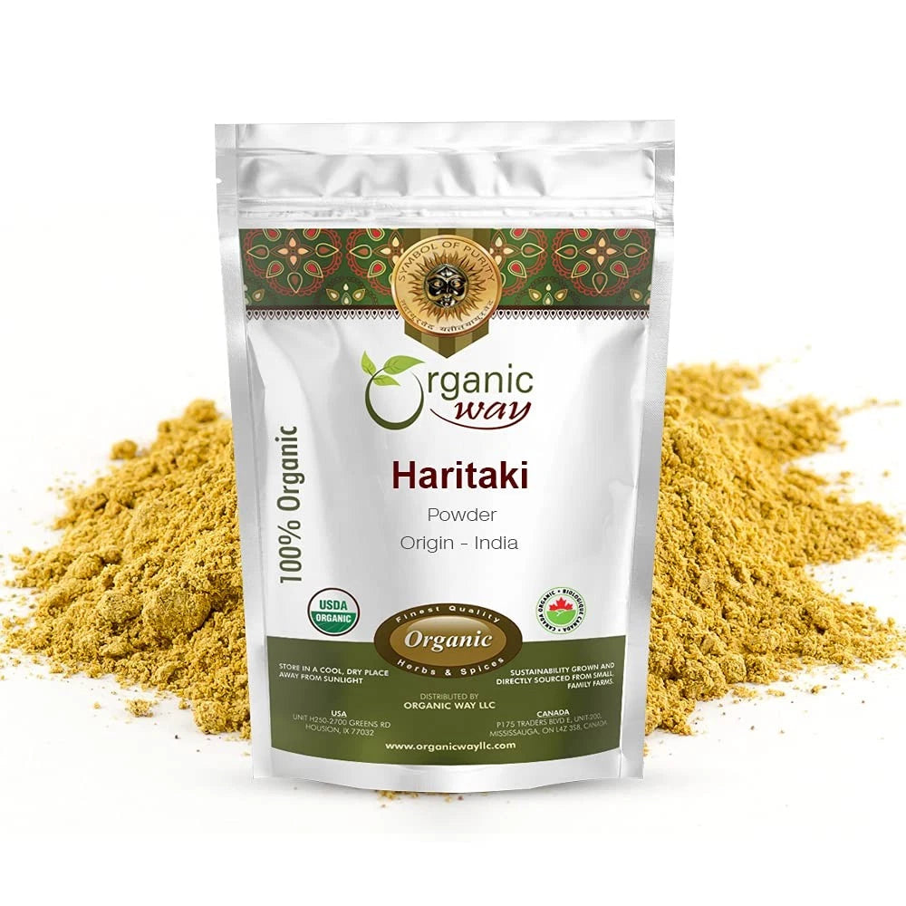 Haritaki Powder for Organic Way (8 Ounce Pack)