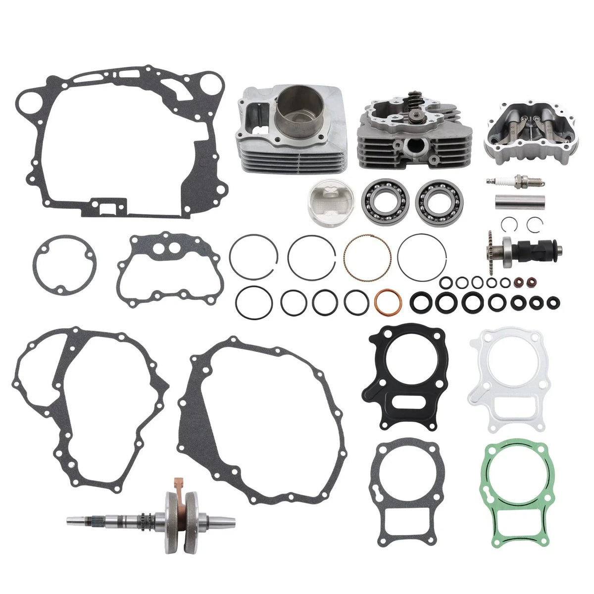 Complete Cylinder Crankshaft Bearings Gasket Kit for Honda TRX250 (2000–2006) 13000-HM8-A40