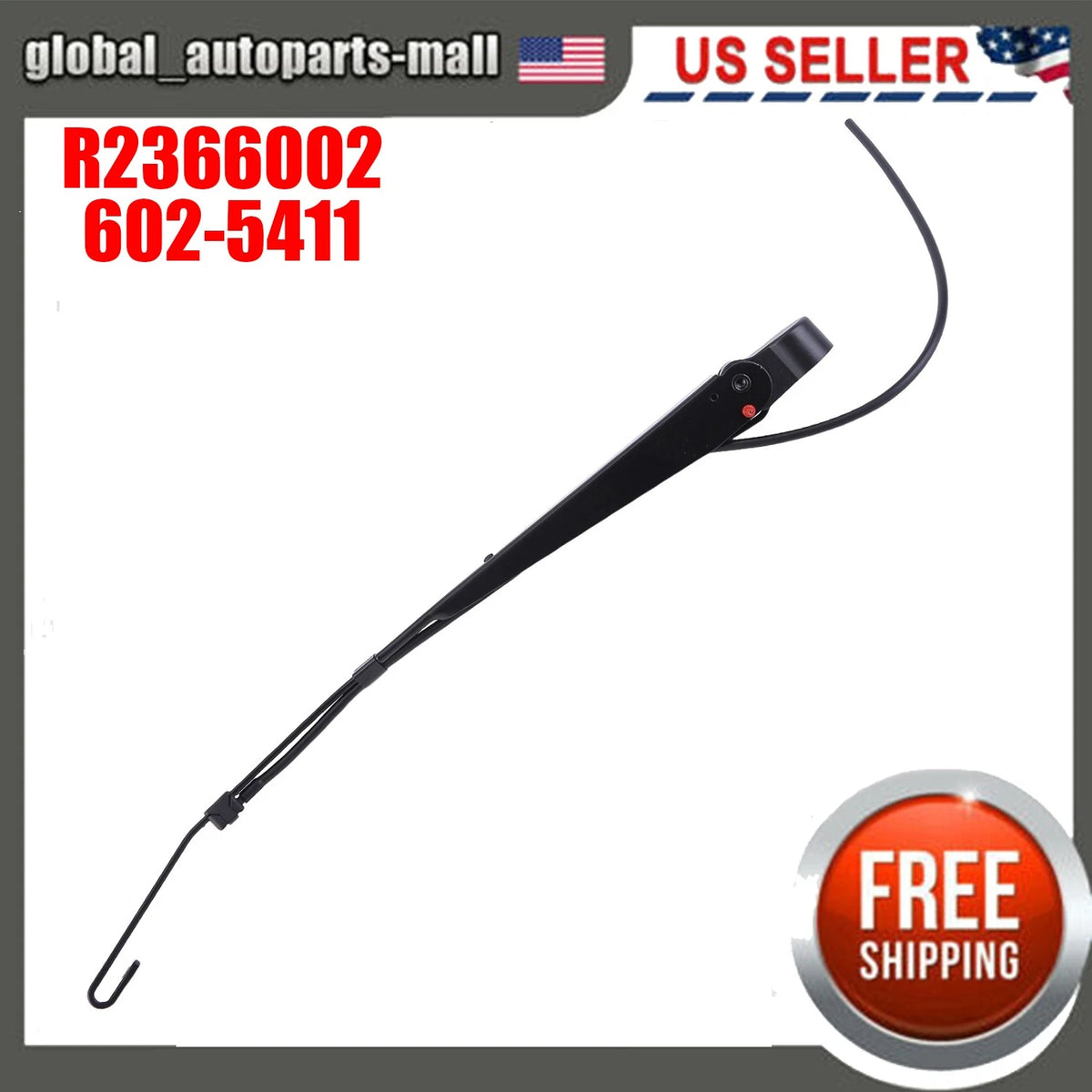 Windshield Wiper Arm for Peterbilt 379 (1990–2007) R236002 602-5411