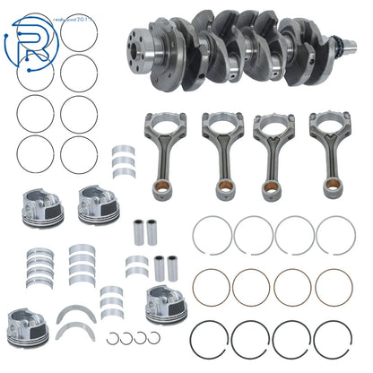 Engine Overhaul Rebuild Kit with Crankshaft & Connecting Rod for Hyundai Kia 1.6 G4FJ