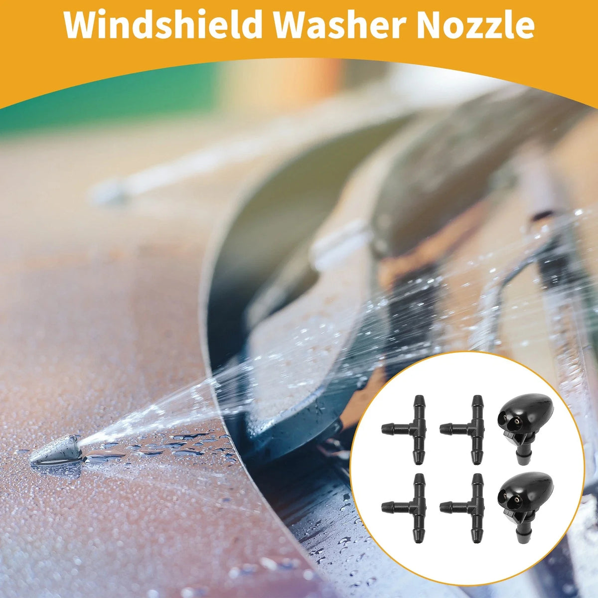 Windshield Washer Nozzle Kit for Nissan Frontier (1998–2004) No. 289313S500