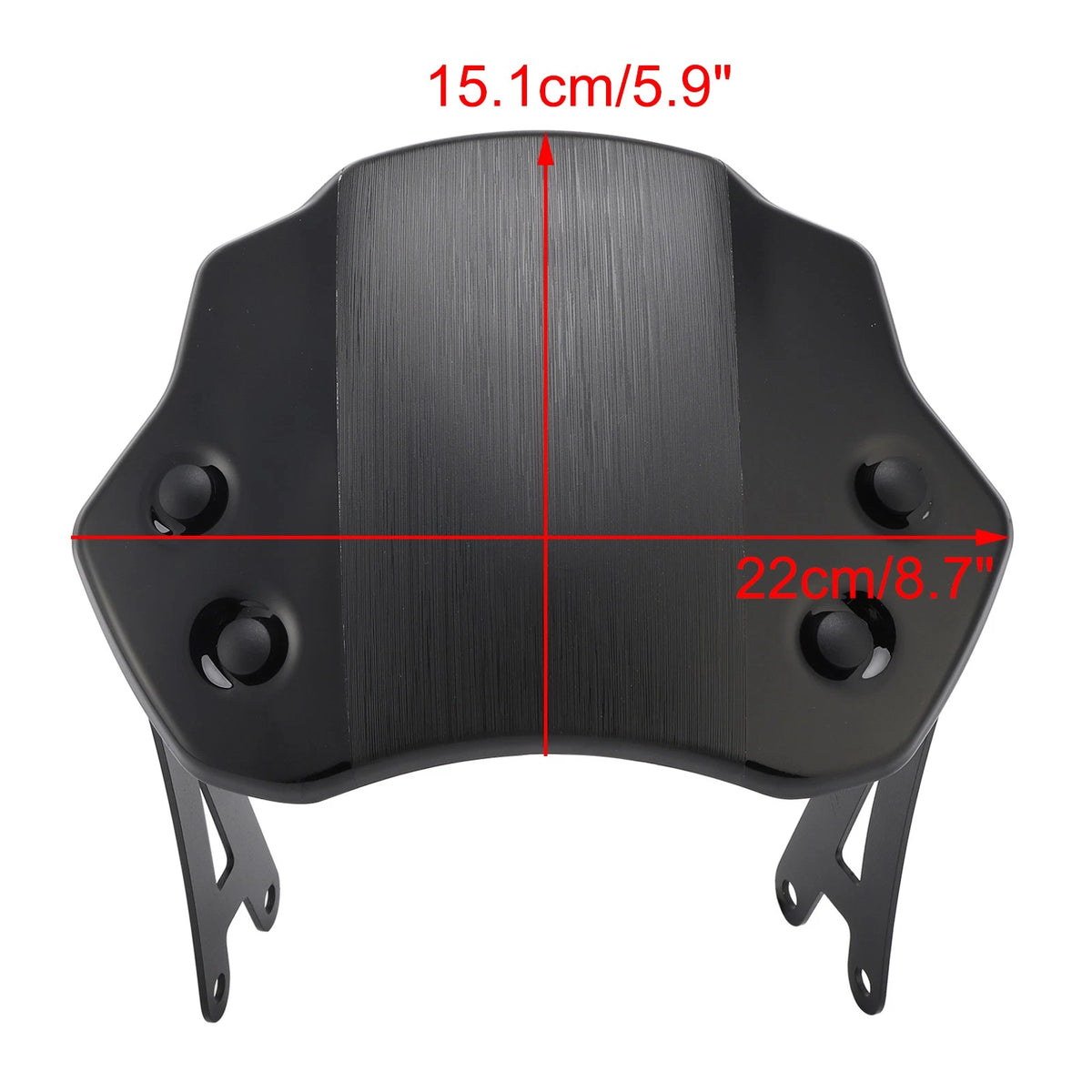 Windshield for Scrambler 400 X (2024–2025) WIN-T720-BLK Black