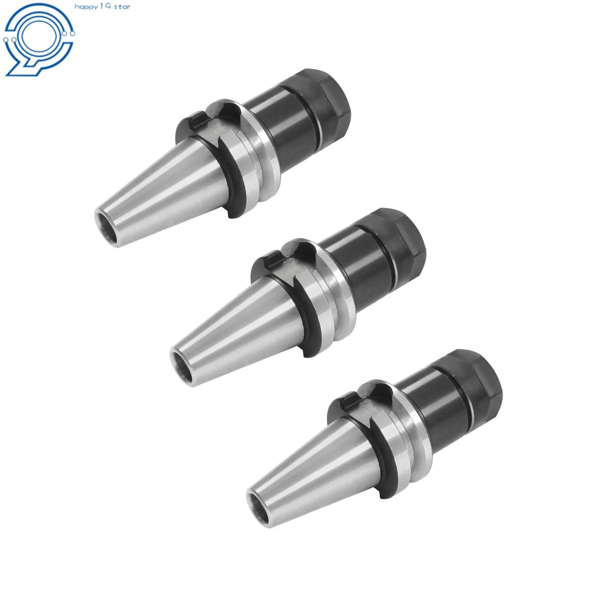 Set of 3 BT30 ER20 70mm Collet Chucks for Milling Toolholders