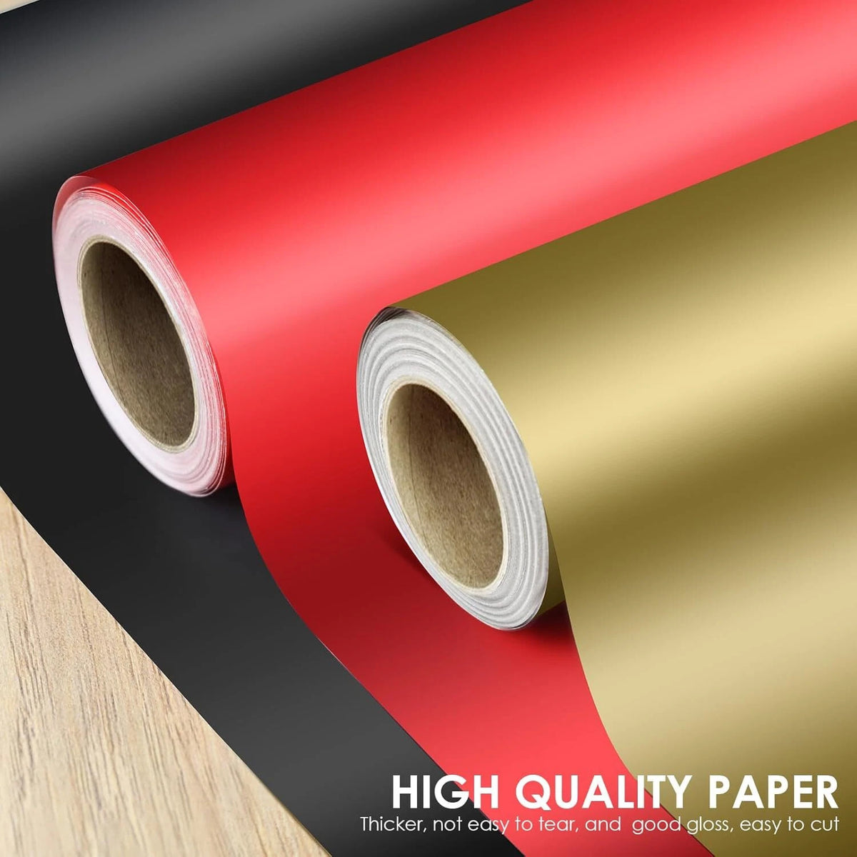 Solid Color Matte Gift Wrapping Paper 17" x 32.8' (No Part Numbers)