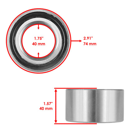 Rear Wheel Ball Bearings for Polaris Sportsman 500 (1996–2000, 2002, 2004) BR154AA1036