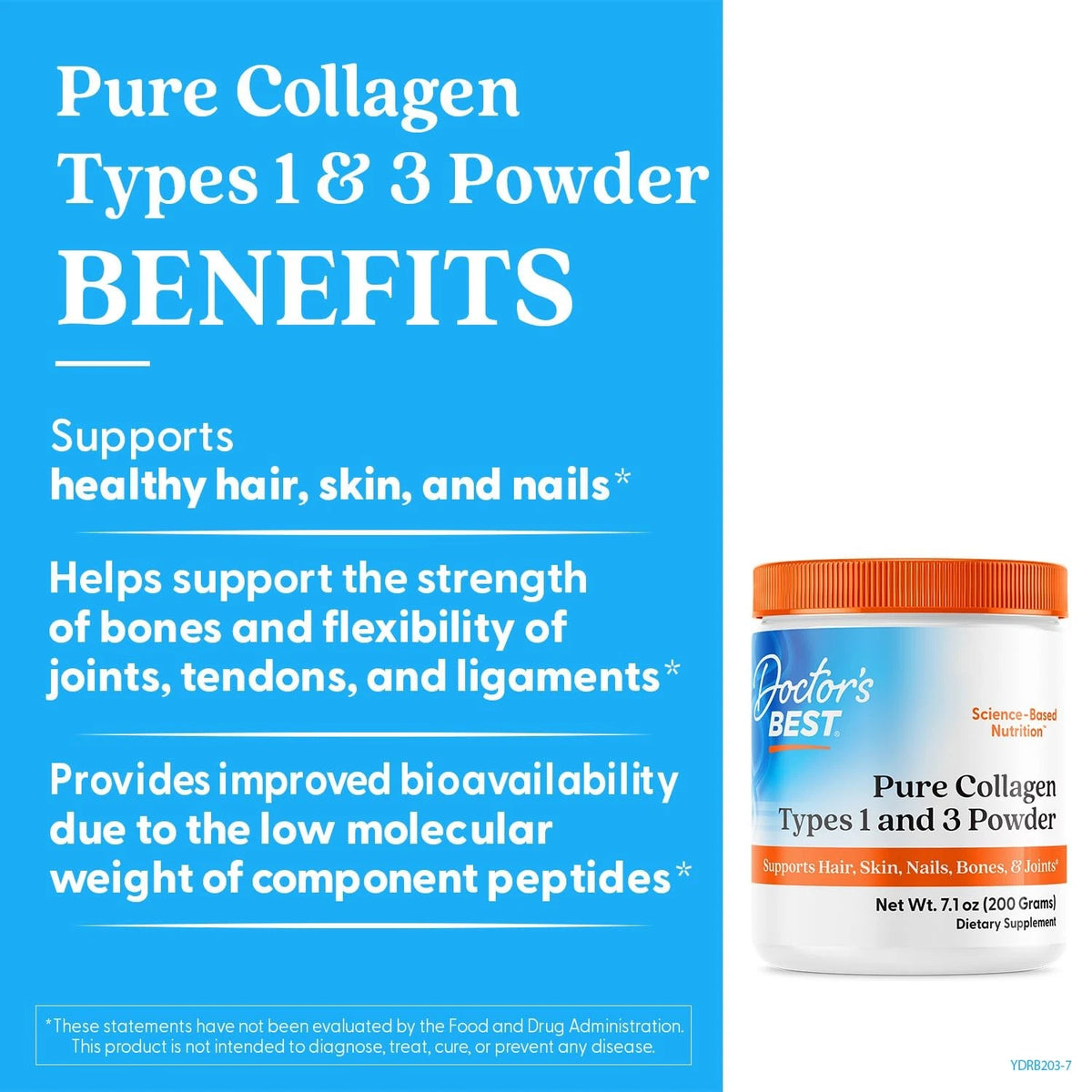 Collagen Types 1 & 3 for Doctor's Best (Pack of 1)