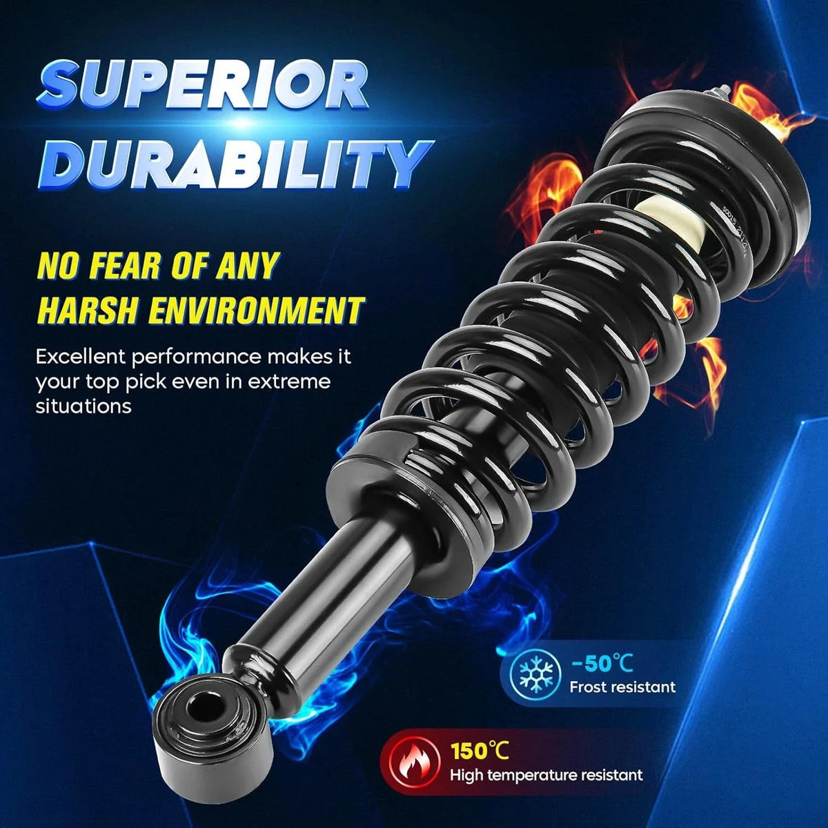 Front Strut and Coil Spring Assembly for 2009–2013 Ford F-150 4WD