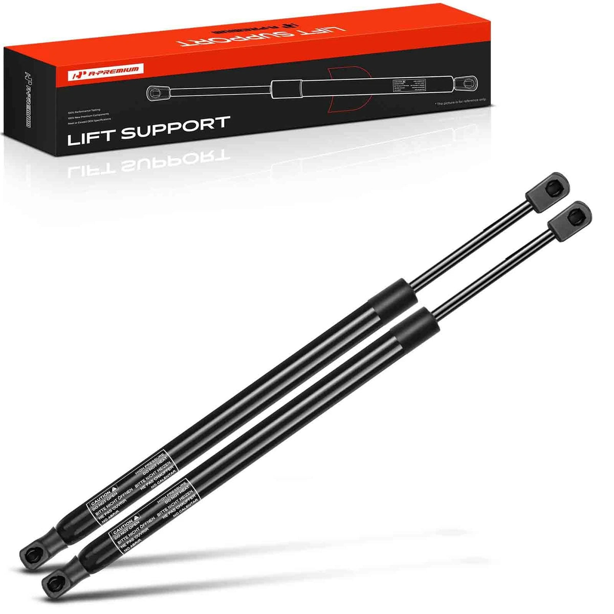 2X Front Hood Lift Supports for BMW X5 E70 X6 (2007–2013) 51237148346, 6768