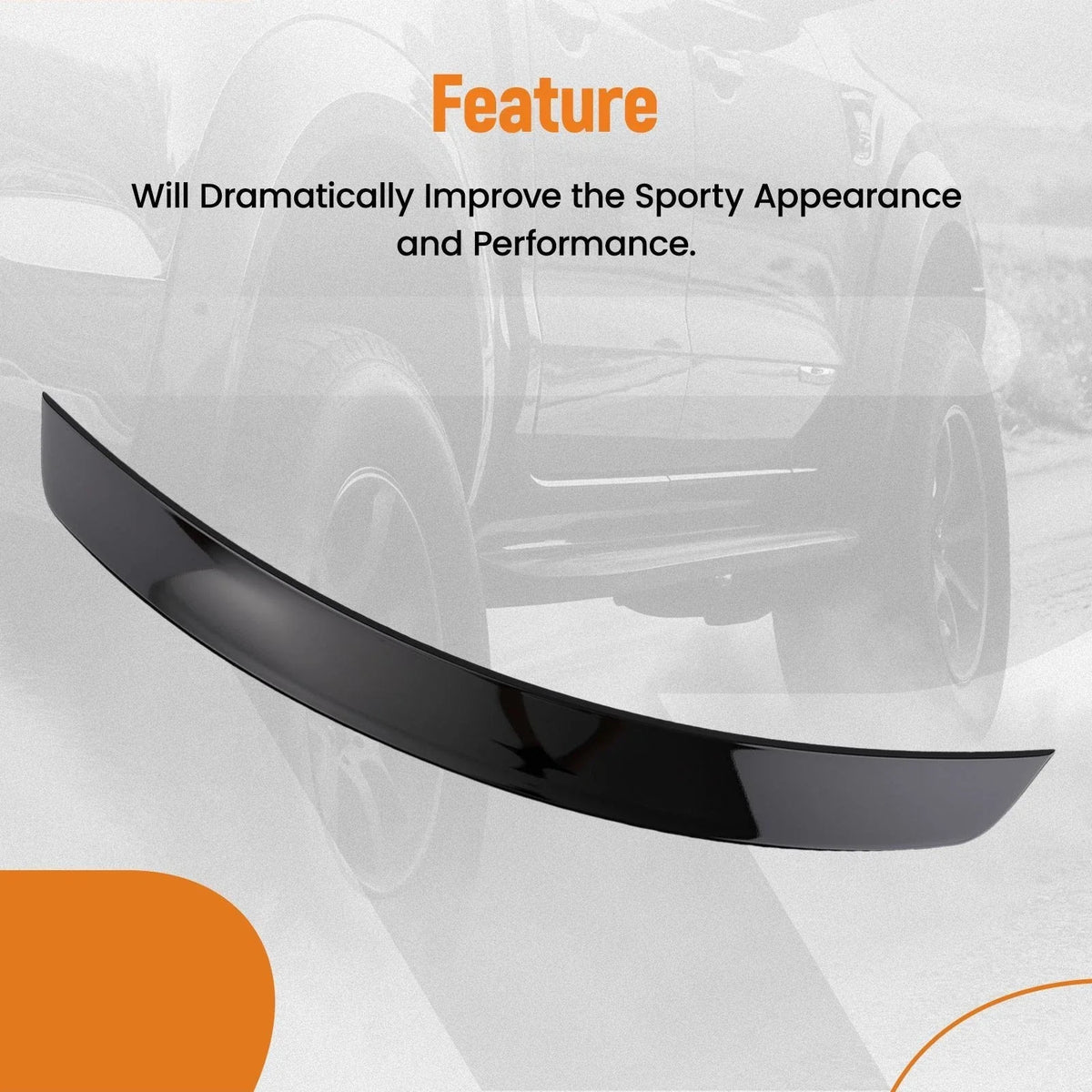 Gloss Black Rear Wing Spoiler for Chrysler 300 300C 300S (2011–2023)