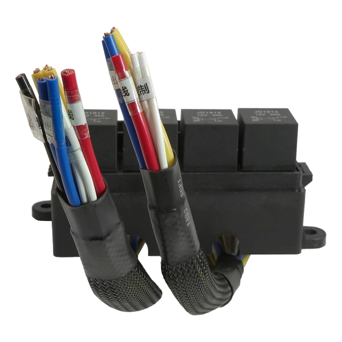 4X 12V Fuse Relay Box 4Pin Pre-Wired ATC/ATO Blade for Car Truck Boat
