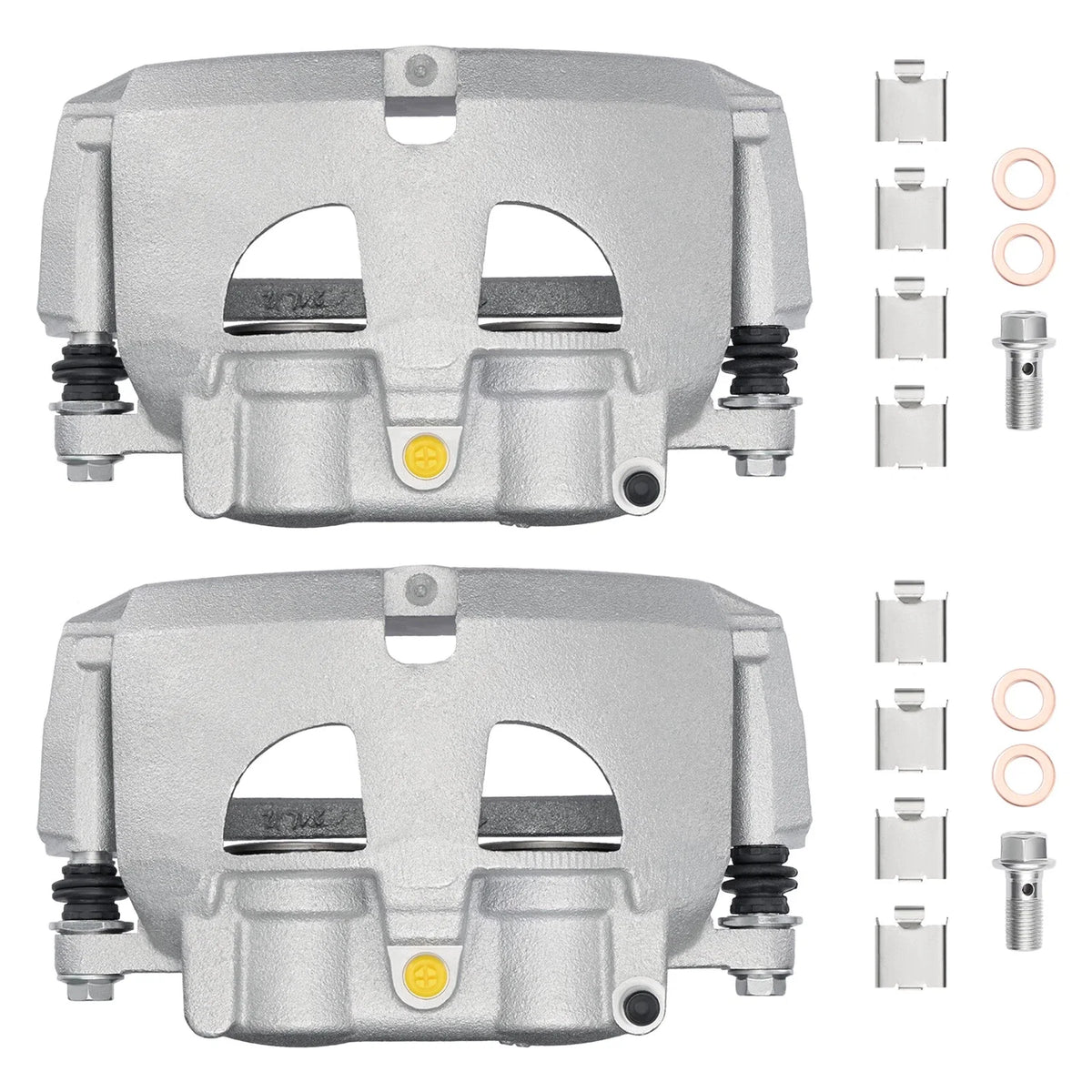2Pcs Front Brake Calipers w/ Bracket for Dodge Ram 4000 2500 (2009–2013)