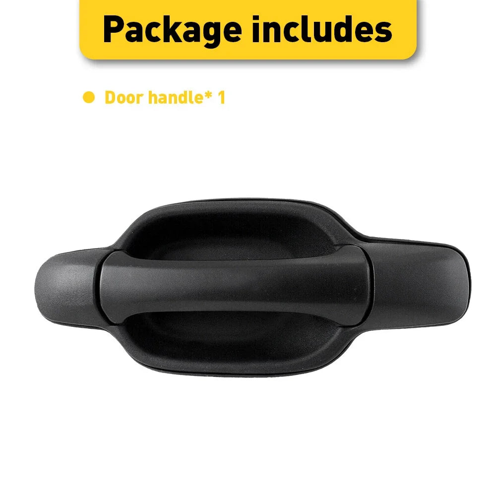 LH Rear Door Handle Black for Chevrolet Colorado GMC Canyon (2004–2012)