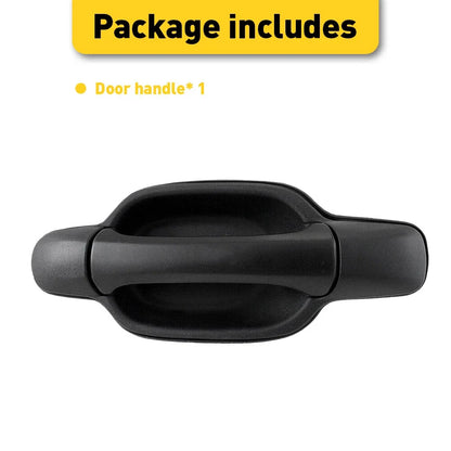 LH Rear Door Handle Black for Chevrolet Colorado GMC Canyon (2004–2012)