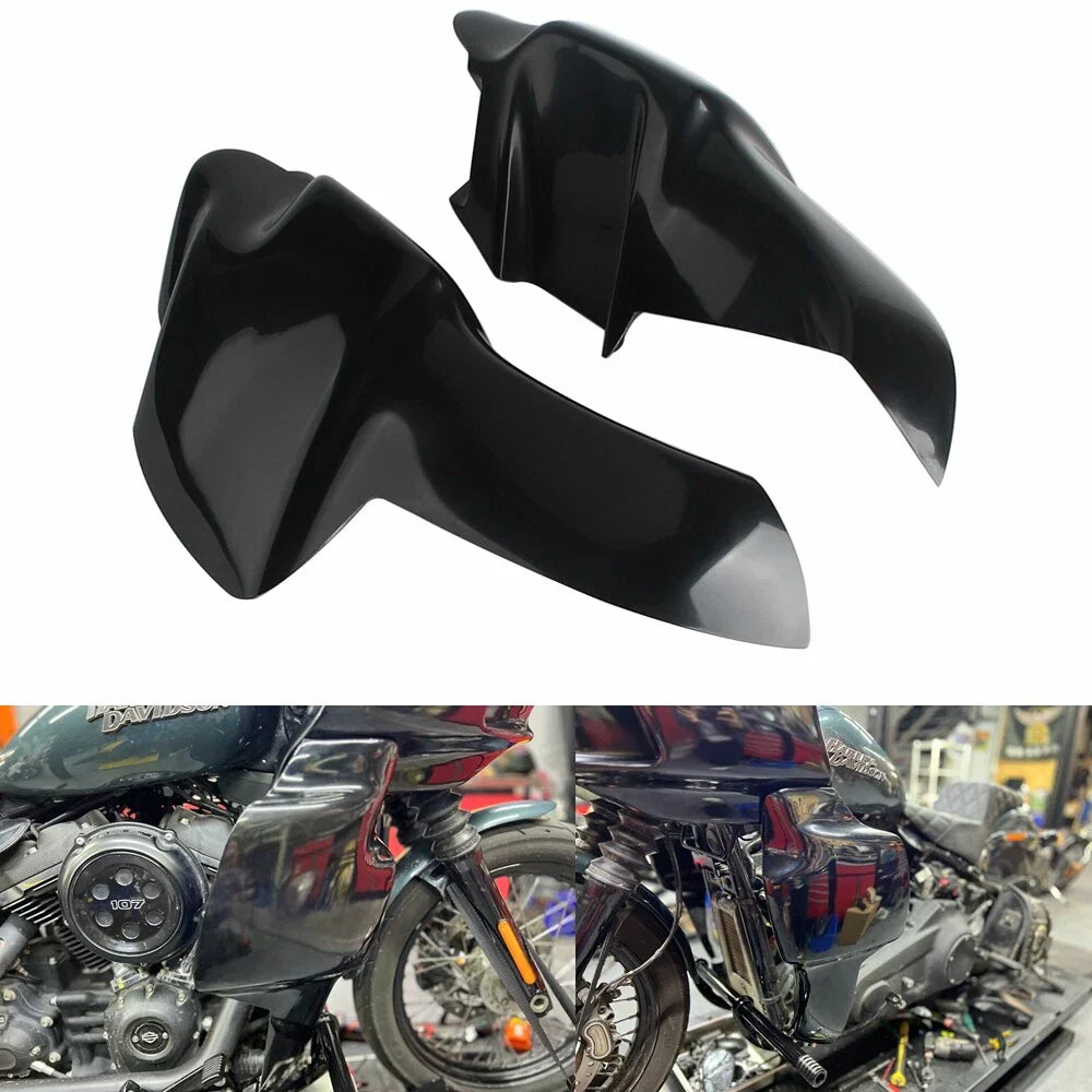 Front Lower Leg Fairings for Harley Softail Low Rider/S/ST Street Bob (2018-2023)