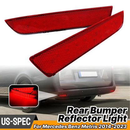 LED Rear Bumper Reflector Brake Tail Light for Mercedes Benz Metris (2014–2023)
