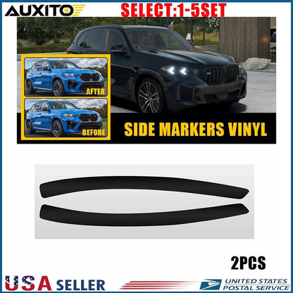 Precut Dark Smoke Vinyl Overlays for BMW X5 (2024–2026) 2-10X