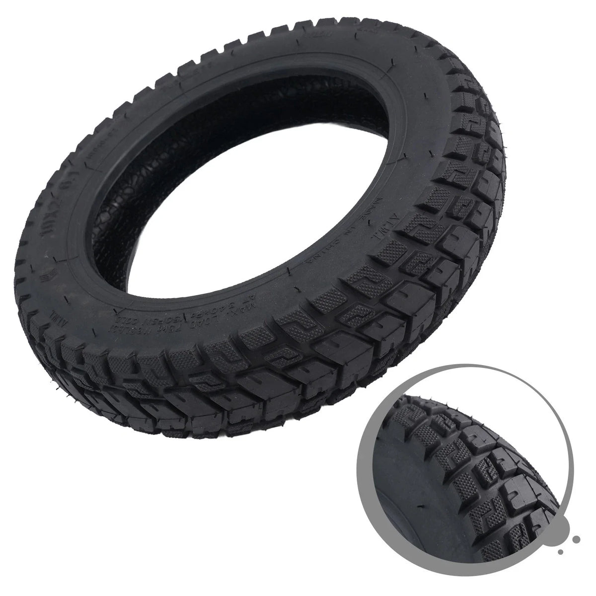 10x2-6.1 Tubeless Tyre for M365 Electric Scooter (0–0)