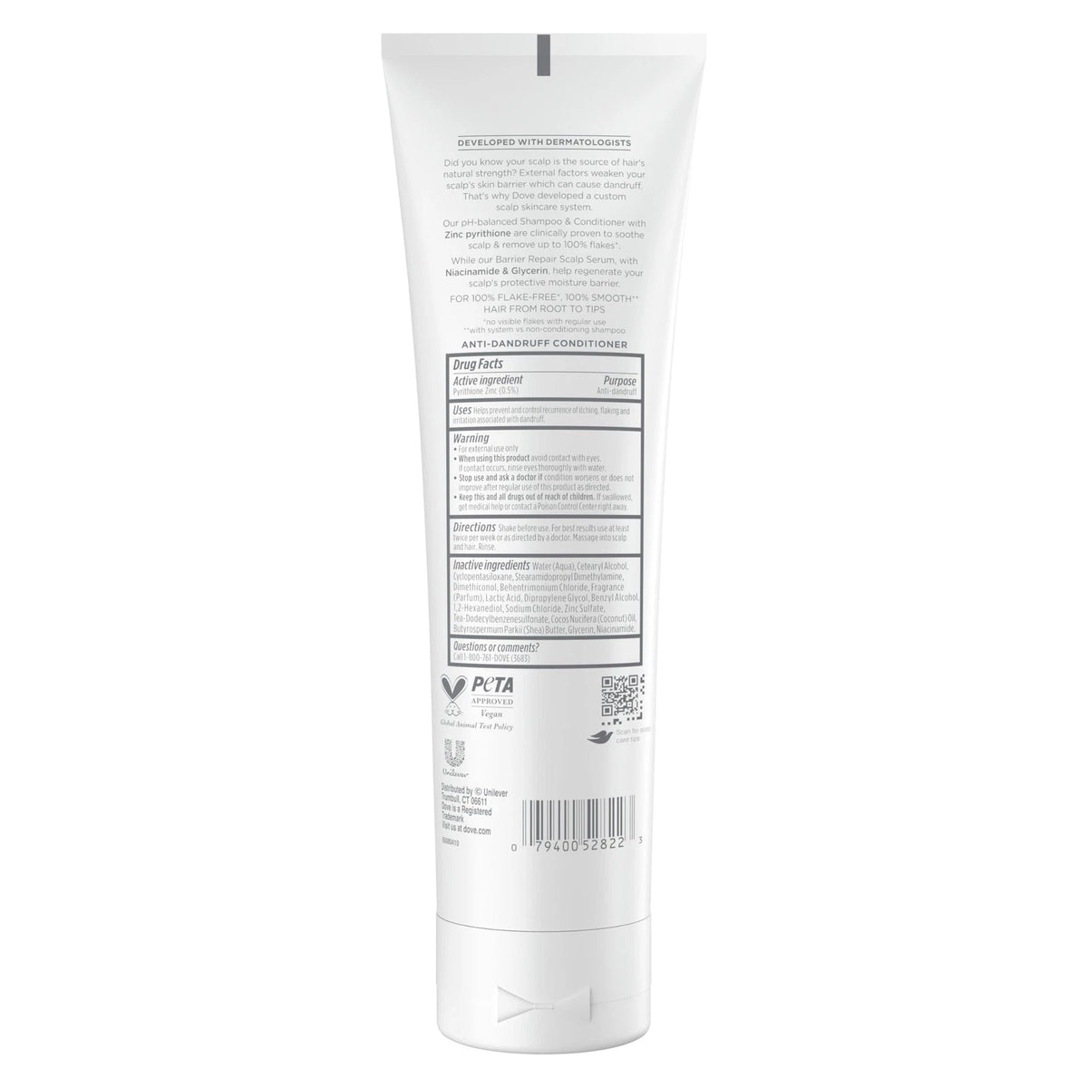 Dove Derma Scalp Conditioner for Dandruff & Itch (9 Fl Oz)