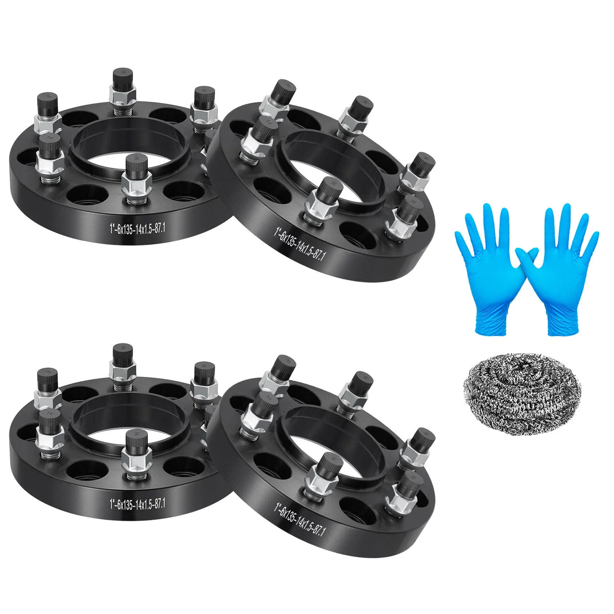 Set of 4 1" Wheel Spacers for Ford F150 Expedition (2015–2024)