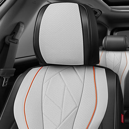 Set of 2 Front Row Seat Covers for Universal Touring Series (Grey)