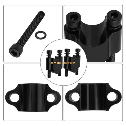 Handlebar Risers 7/8" Bar 30mm for Honda Suzuki ATV Dirt Bike Motorcycle