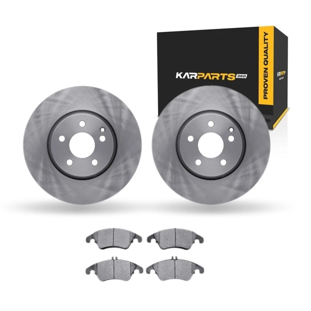 Brake Rotor Set Front for Mercedes-Benz E350 (2010–2016) ALX-PAU-DF-6512-63428-CLA2