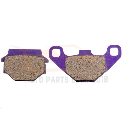Front & Rear Carbon Fiber Brake Pads for Suzuki GN125E, Kawasaki KL650, KLR250