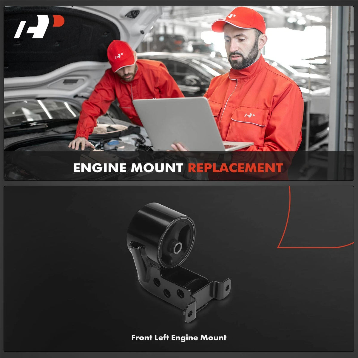 Front Left Engine Mount for Hyundai Accent (2000–2003) 2181025020, A6164