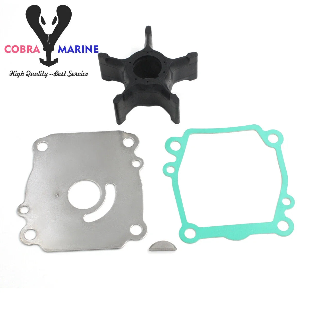 Water Pump Impeller Repair Kit for Suzuki Outboard (17400-90J20)