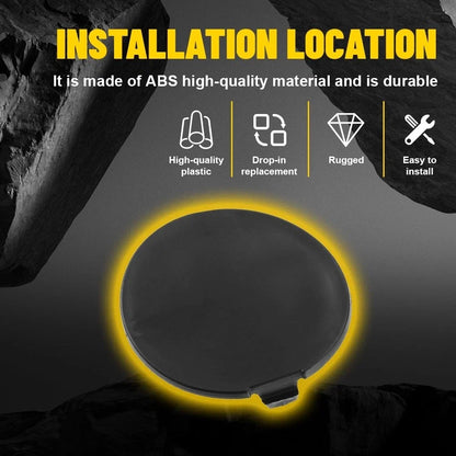 Set of 2 Rear Bumper Tow Hook Cover Caps for Mazda 3 (2014–2018)
