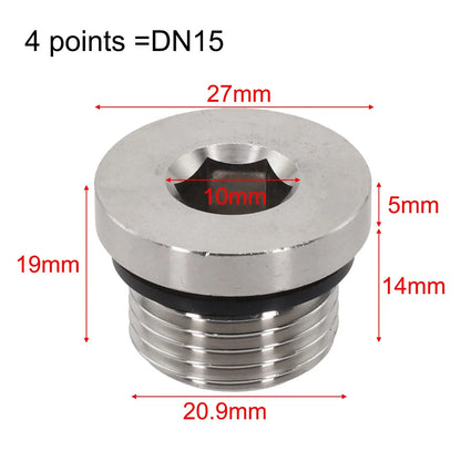 Stainless Steel Oil Drain Bolt and Washer for Polaris ATV/UTV