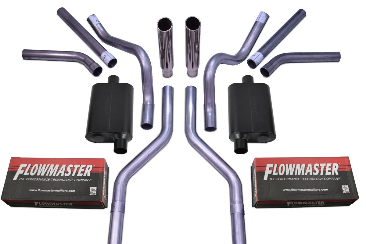 Dual Exhaust Kit for Suburban Yukon (1969–1972) 2.5" Flowmaster 40 Series