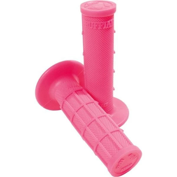 ODI H01RFP Pink MX Half Waffle Grips for 7/8" Bars