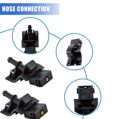 2X Windshield Washer Nozzle Spray Jet for Toyota Venza (2009–2015)