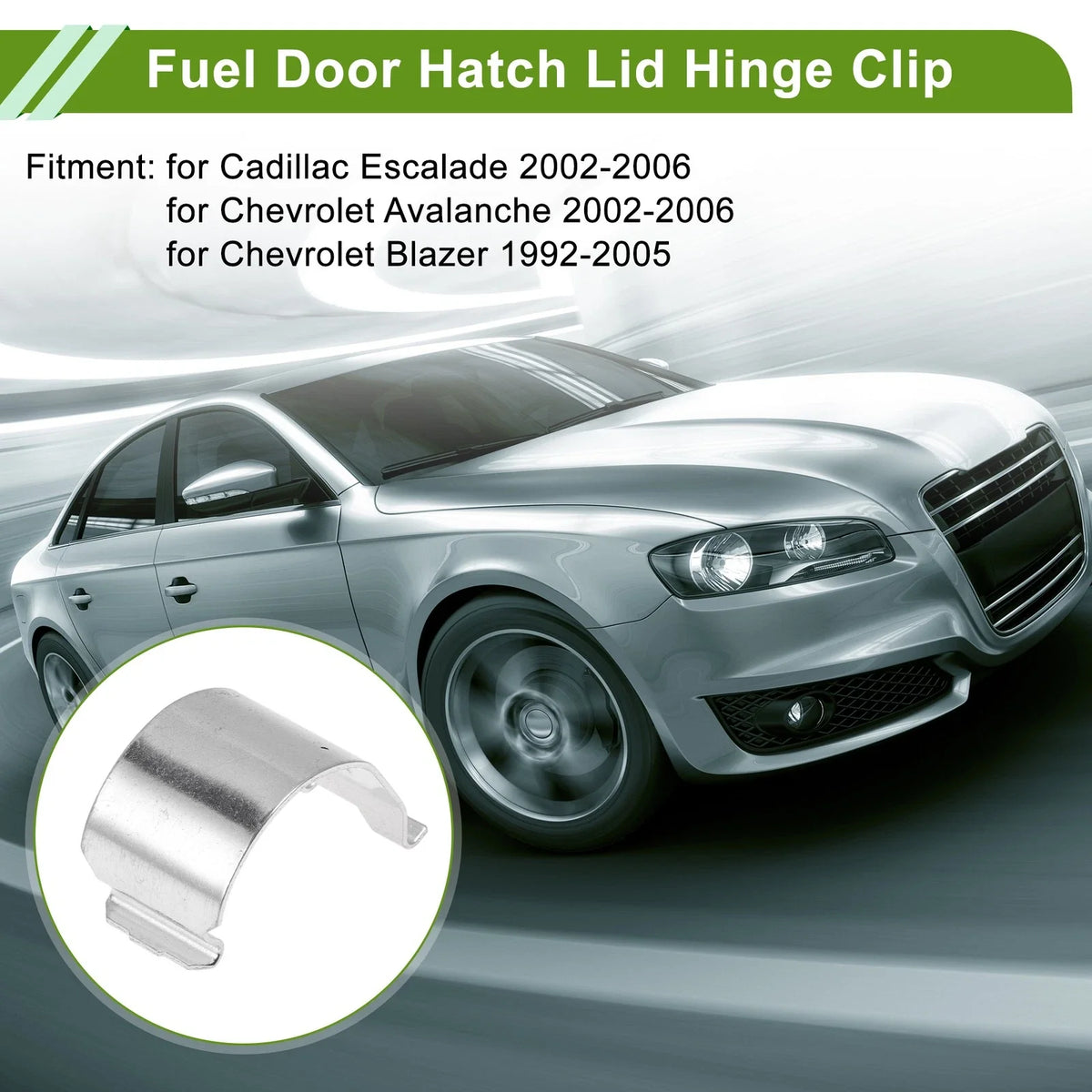 Fuel Gas Tank Door Spring Clip for Cadillac Escalade (2002–2006) 15521575