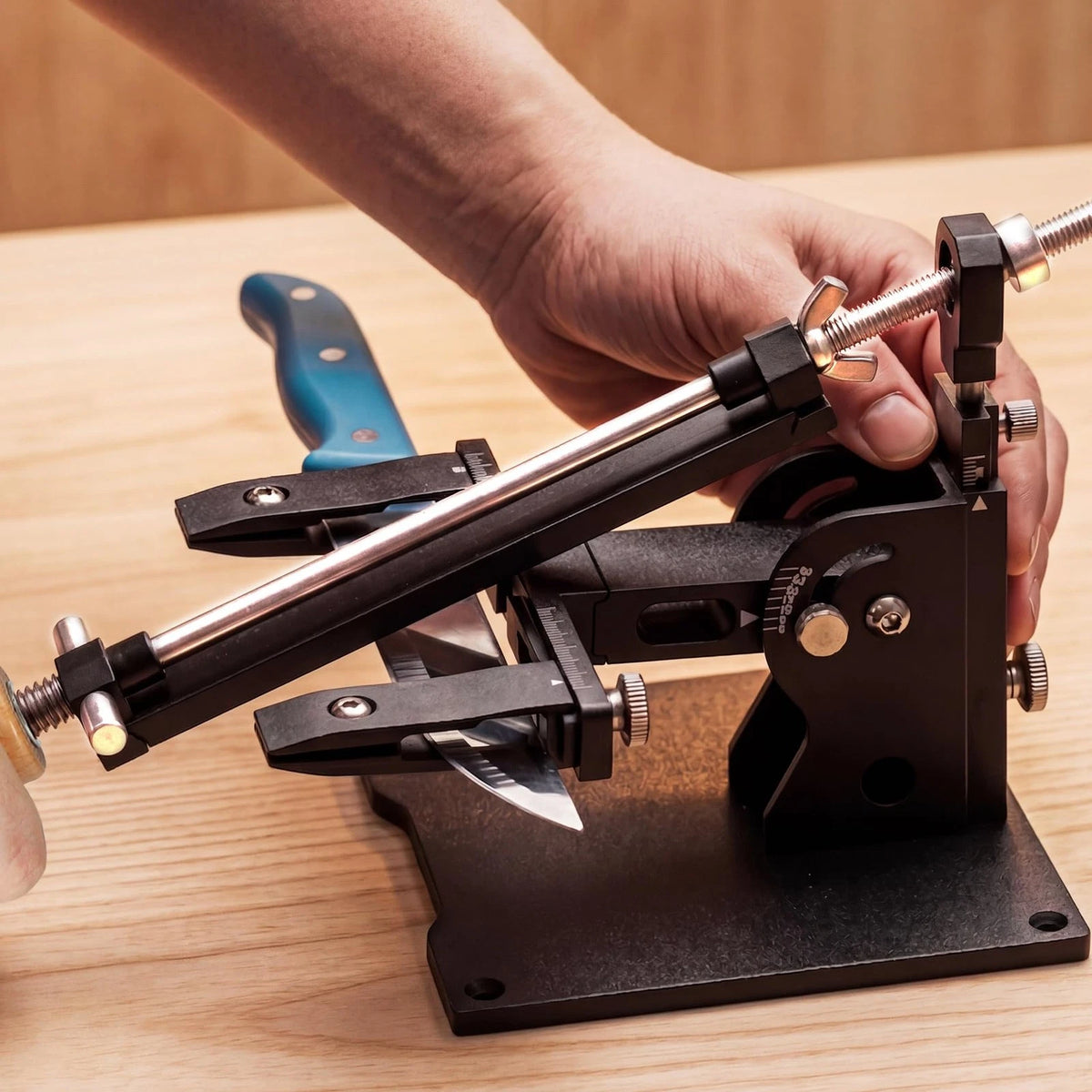Professional Knife Sharpener System – Precision Adjustable Angle 15-30°