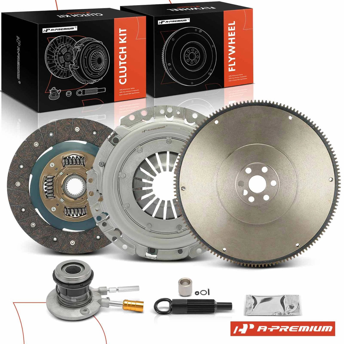 Clutch Kit & Flywheel for Chevy S10 GMC Sonoma (1996–2003) NFW1006, 10118669, 50-6500
