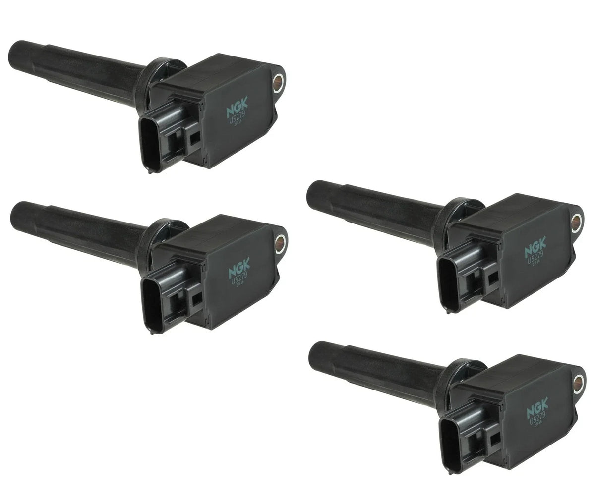 Set of 4 NGK Direct Ignition Coils for Mazda 3 Sport (2010–2013) CX-3 (2016–2021) CX-5 (2013–2016)