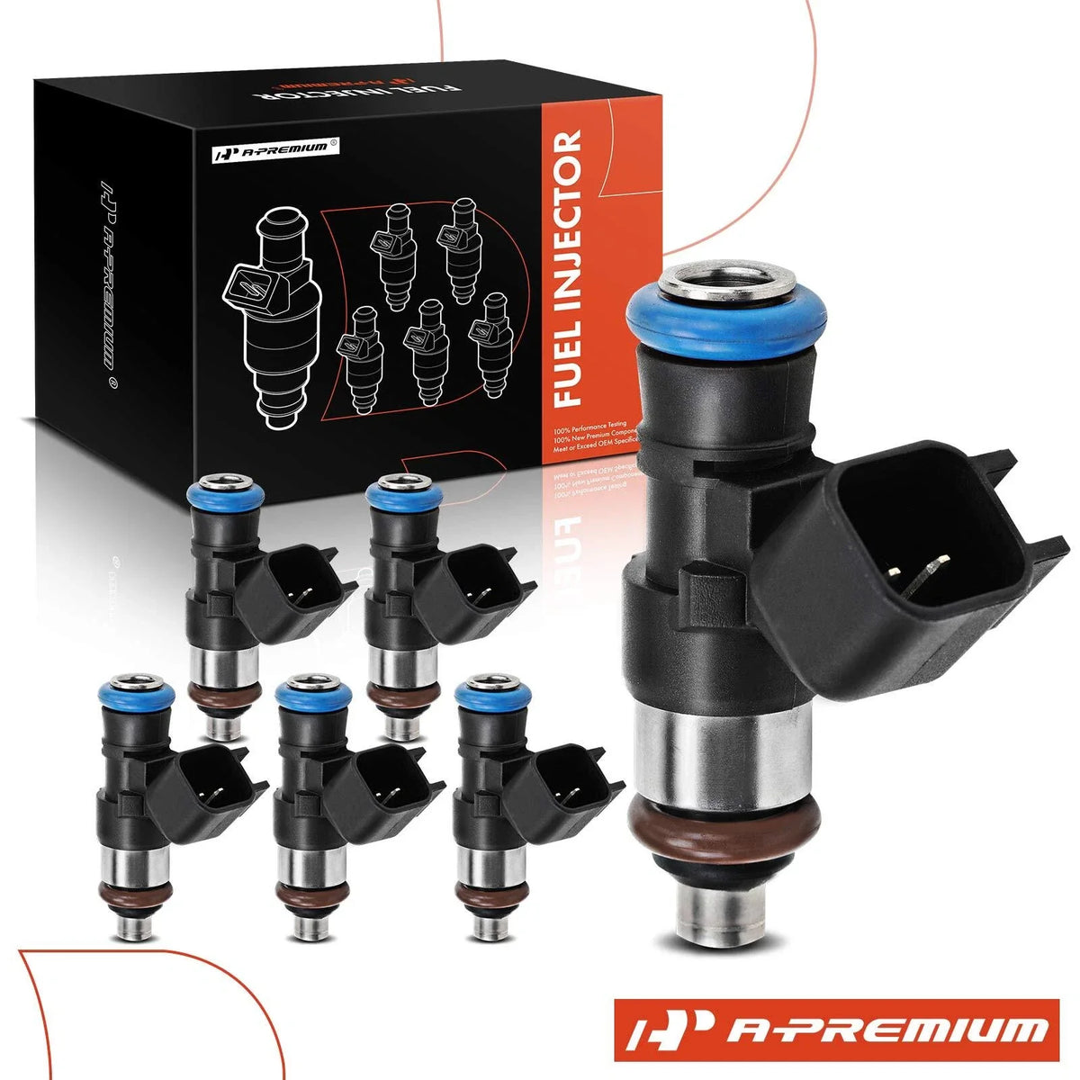 6x Fuel Injectors for Ford Fusion (2010–2012) Edge (2011–2014) Mazda 6 (2009–2013) CX-9 (2007–2015)