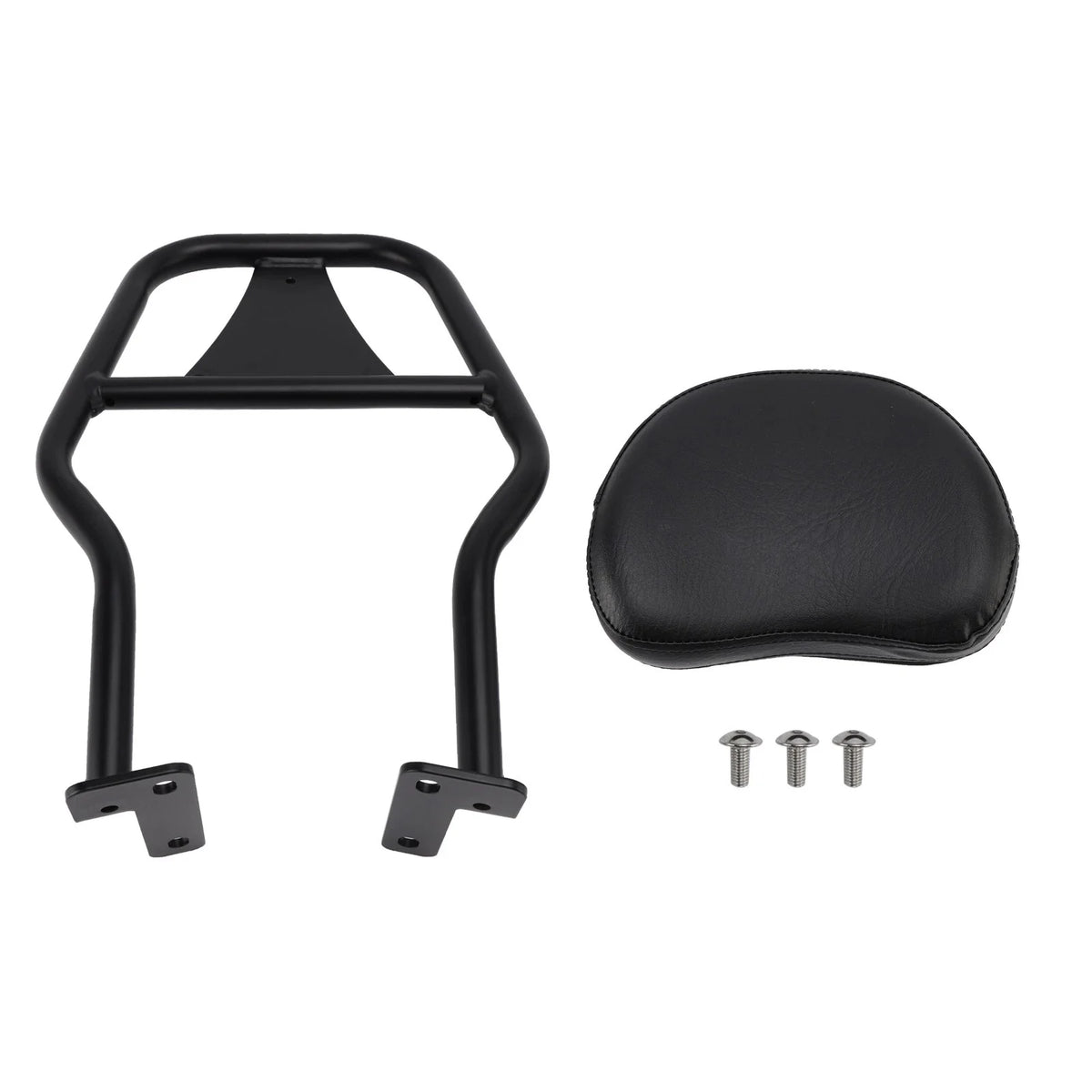 Passenger Sissy Bar Backrest for Royal Alloy GP250 Sidecar (2023) - Black