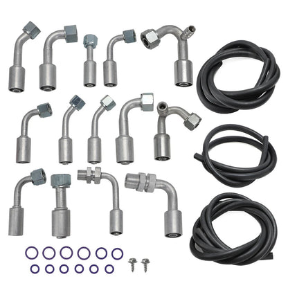 A/C Air Conditioning Hose Kit for Universal Vehicles